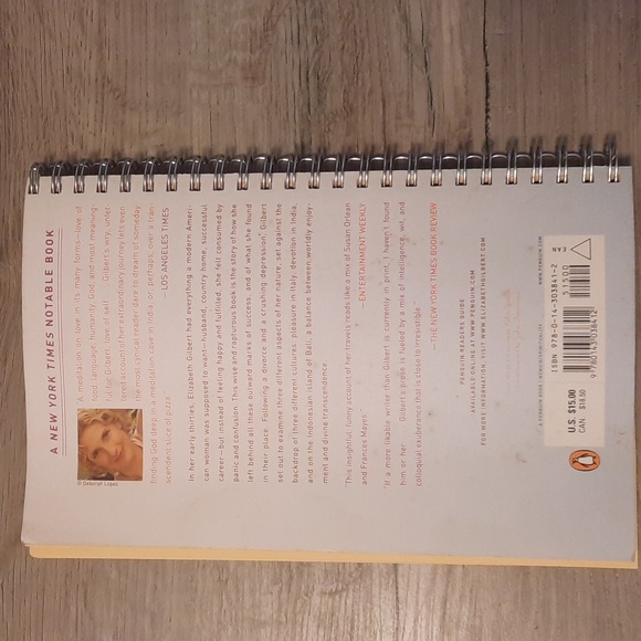 Secret Journal "Eat Pray Love" 📚 Handmade Journal from old books - Picture 6 of 7